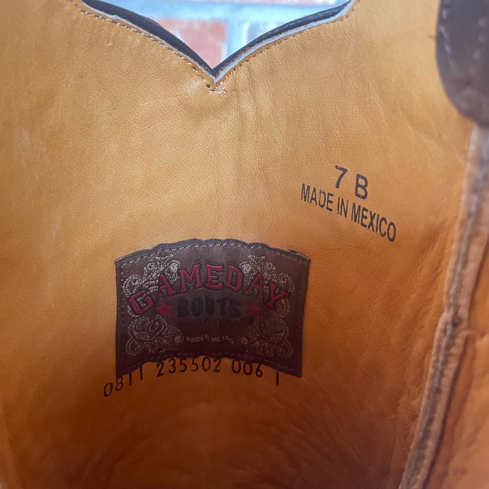 SMU Mustangs Gameday Cowboy Boots - Picture 7 of 8
